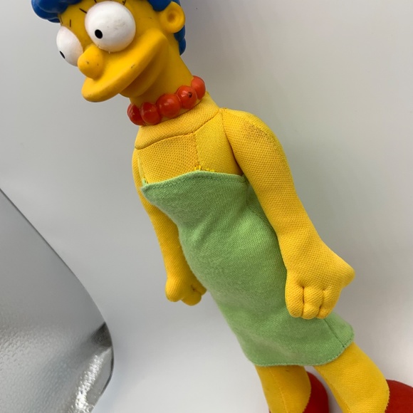 Vintage The Simpsons Marge Simpson Retro Burger King 11" Doll - Picture 7 of 16